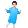 Bykiyevm Children's Smock Apron, Solid Color, for Boys and Girls, Perfect for Lunch, Drawing, Kindergarten, and Daycare, 9 Colors, Sizes S/M/L, Fits C