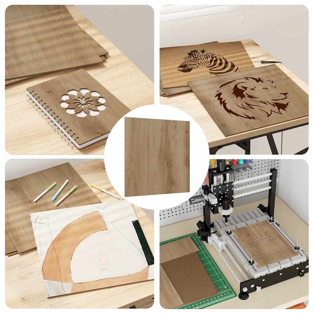 Decorative Panels 50 pcs Artisan Oak 30 x 30 x 0.27 cm
