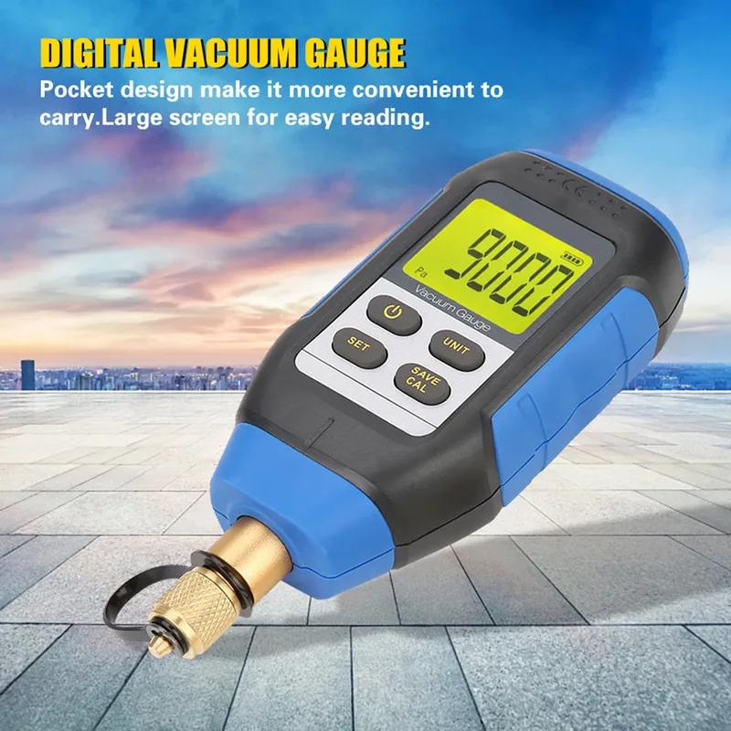 Flying Over Digital Vacuum Gauge VMV-1electronic High-precision Digital Air Conditioning Pressure Gauge Negative Pressure Gauge