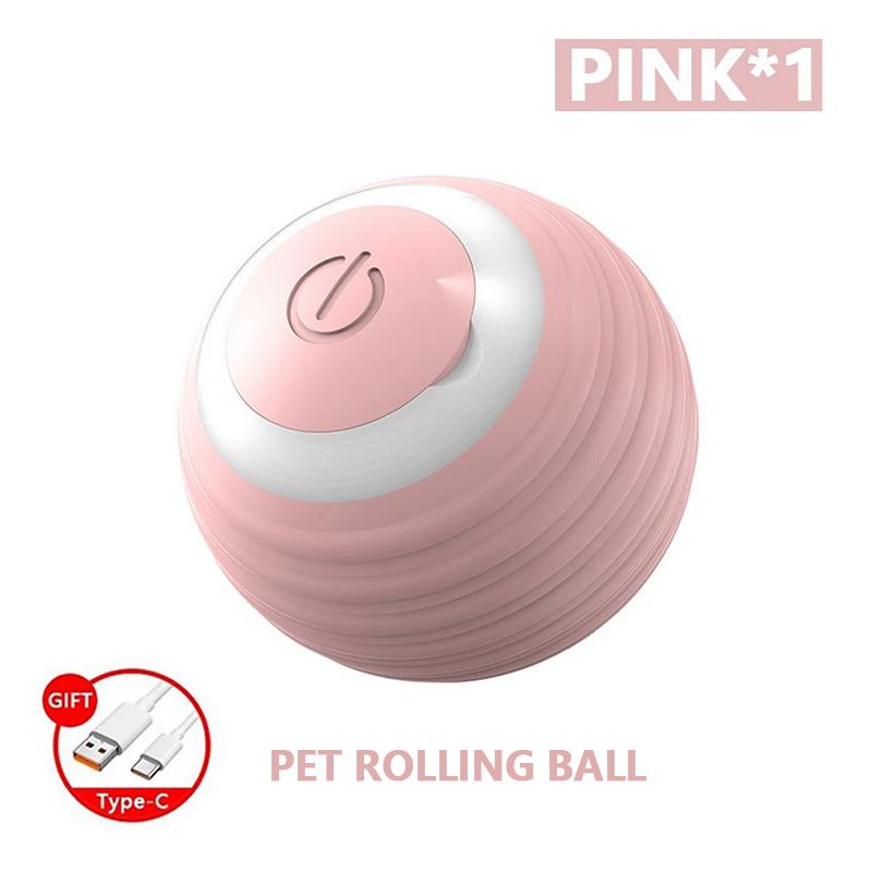 Smart Dog Toy Ball Electronic Interactive Pet Toy Jumping Ball USB Automatic Moving Bouncing for Puppy Birthday Gift Cat Product