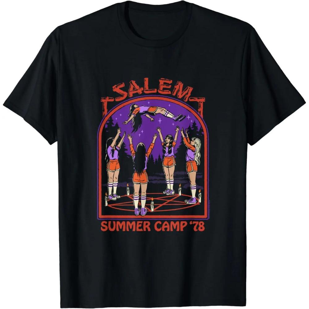 Футболка Steven Rhodes Salem Summer Camp '78 Retro с черным юмором