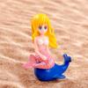 Cartoon Mermaid Figurines Colorful Miniature Figurine Little Mermaid Ornament  Aquarium Decoration