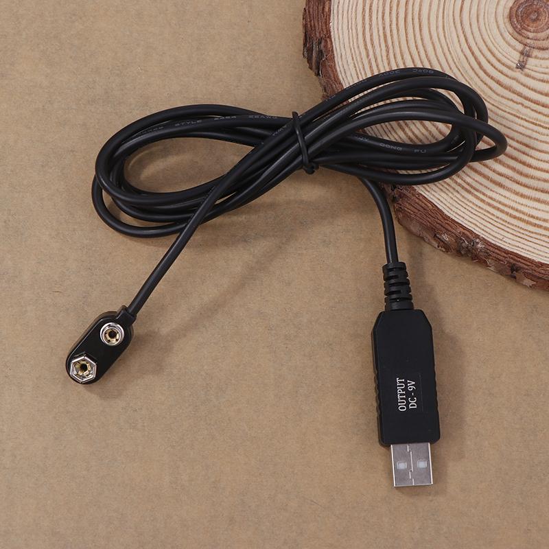 1 шт. 9 В выпрямители батареи Usb-кабель 9 В преобразователь регулятор мощности линия для мультиметра микрофон игрушка пульт дистанционного управления дропшиппинг