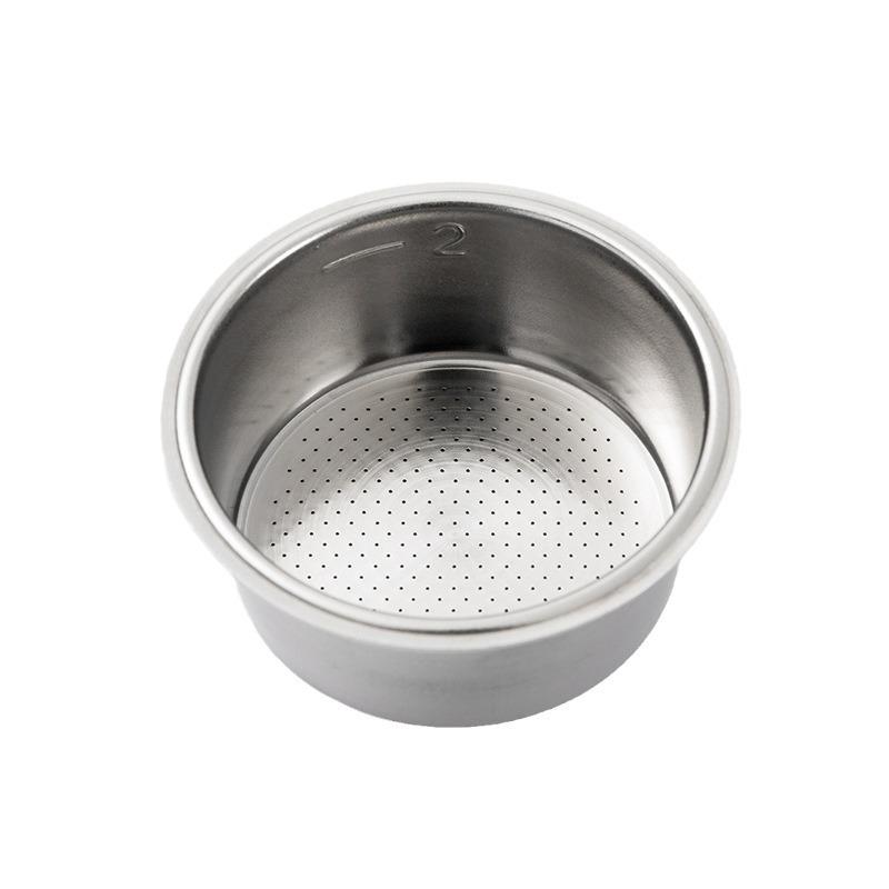 Сетка кофейного фильтра из нержавеющей стали 304 для итальянской кофемашины - Одинарная/Двойная чаша для порошка и ручка