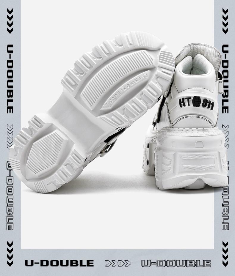 Унисекс высокие кроссовки с толстой платформой - тренд сезона Осень/Зима