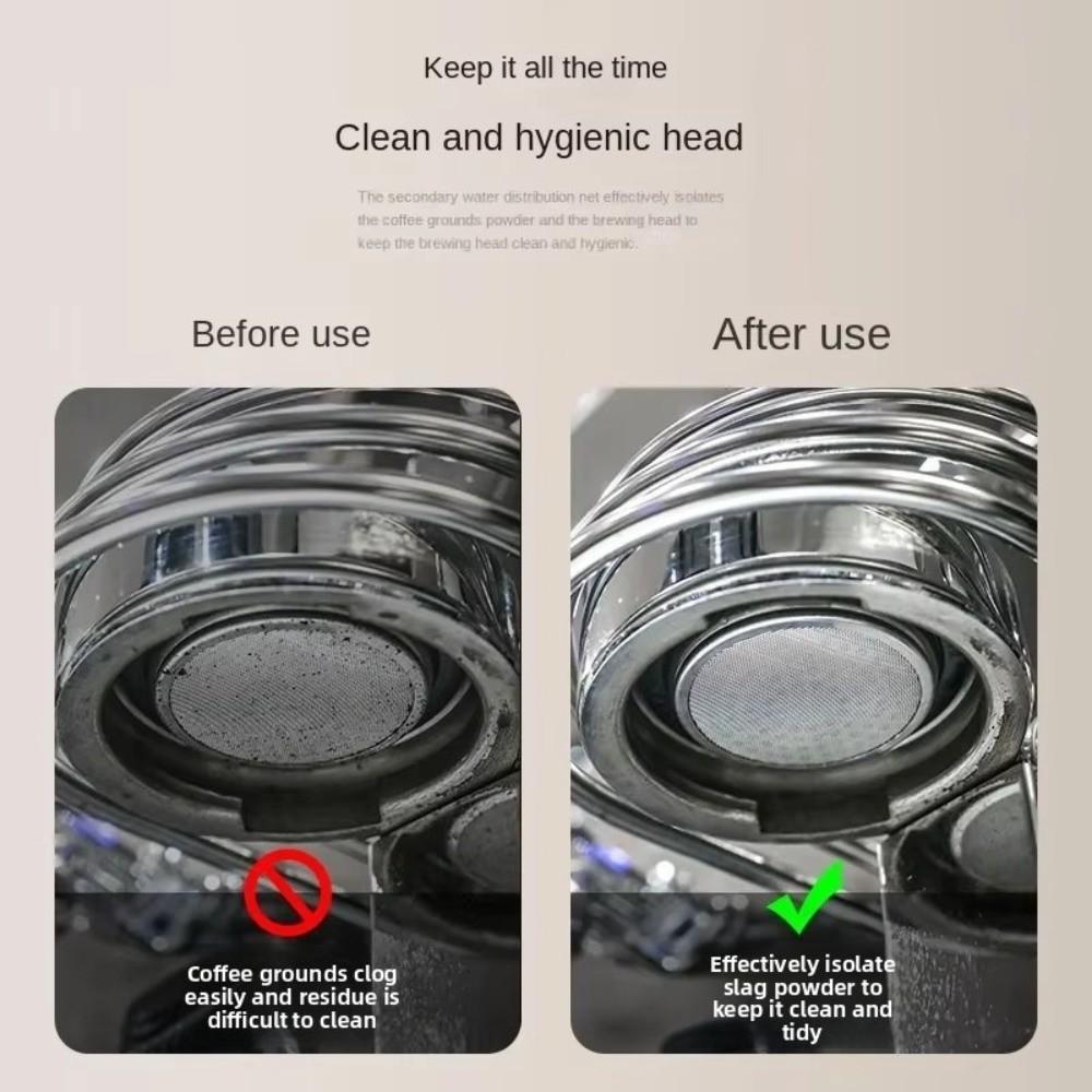 Stainless Steel Coffee Puck Screen Reusable Espresso Accessory New Coffee Filter