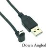 USB Micro USB Папа на USB Папа Угловой 90 Градусов Вверх Вниз Влево Вправо Короткий Кабель 25см 50см 150см Разъем для Передачи Данных и Зарядки
