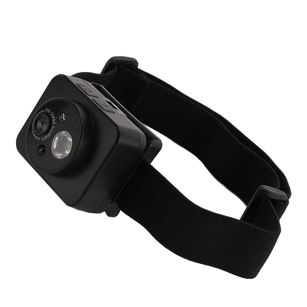 Светодиодная камера налобного фонаря 1080P 45 градусов, свободная регулировка, громкая связь, видеорегистратор для езды на велосипеде