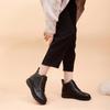 Женские ботинки зима 2024 женские ботильоны из натуральной кожи на плоской подошве бесплатная доставка Ботильоны больших размеров