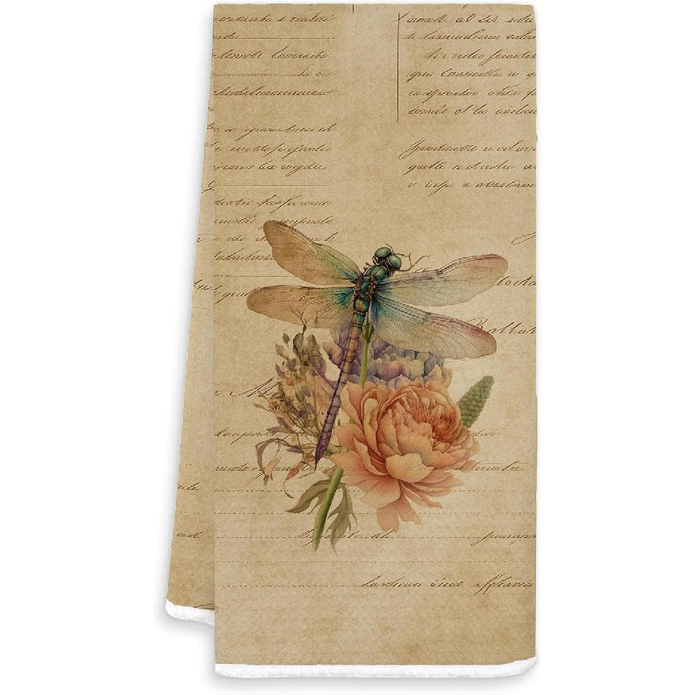 Vintage Floral Christian Kitchen Towels, Christian Gifts for Women, pirational Wildflower Bible Verse Decorative Hand Towels for Bathroom, Religious