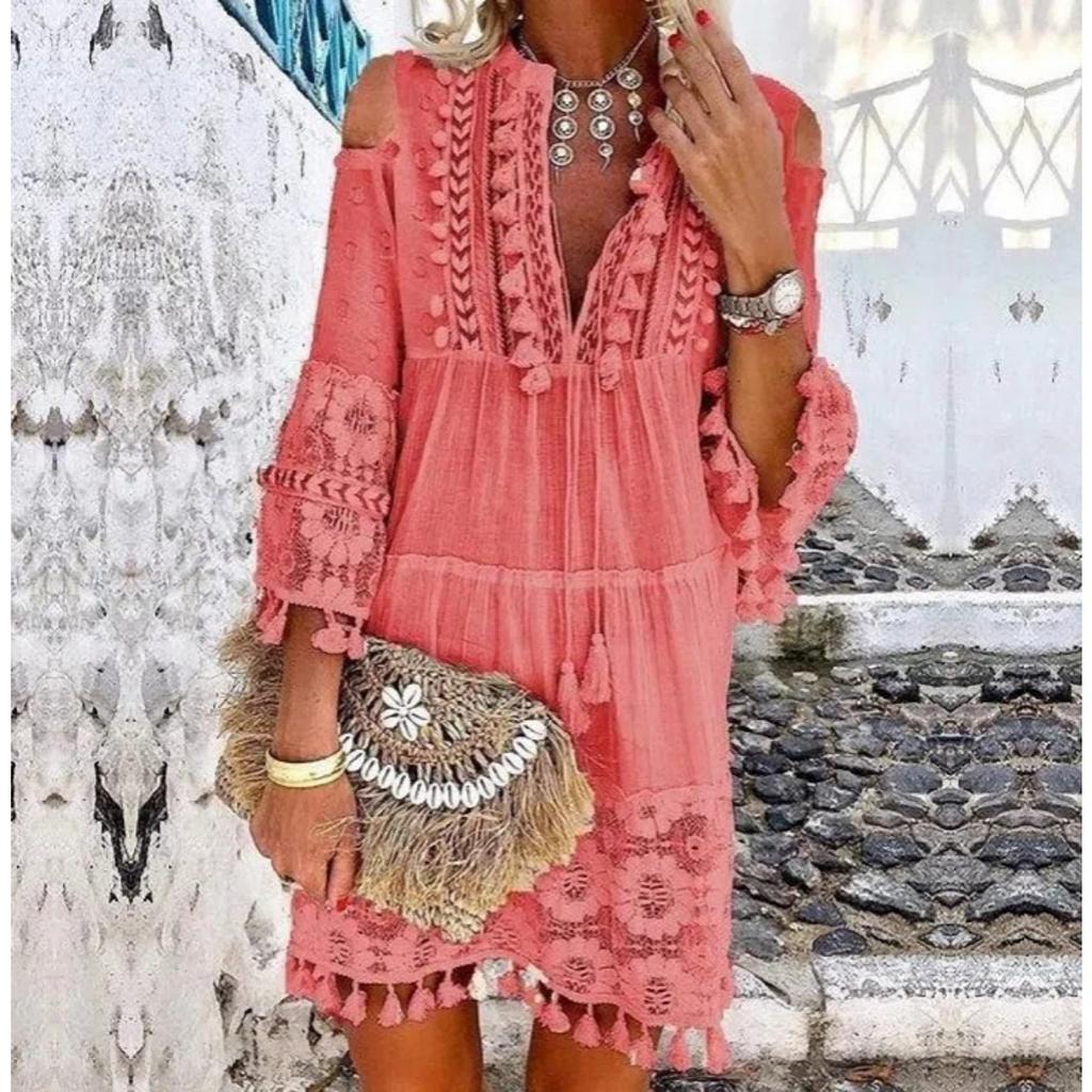 Spring Summer New Sweet Elegant Fashion Women's Dress, Leisure European Ladies Casual Dress