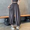 Ice Silk Quick Dry Sports Pants Women's Summer Thin Casual Sun Protection Mosquito Repellent Wide Leg Versatile Ankle Tie Lantern Pants