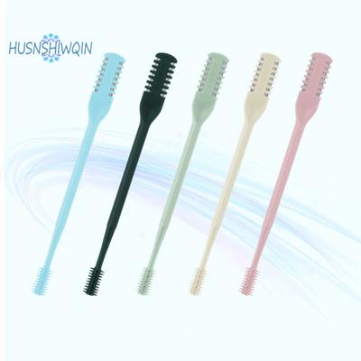 Триммер для волос в носу, вращающийся на 360 градусов — с двойной головкой, портативный, острый, ручной для мужчин и женщин