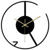 Accurate Timekeeping Modern Wall Clock Non Ticking Battery Operated Wall Clocks Minimalistic Wall Clock for Kitchen