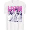 Мужская официальная винтажная футболка Boyzone 90-х - Иконические фото участников и ретро Boyzone, Свободная футболка с коротким рукавом для концертов, Повседневная одежда, Ностальгическая