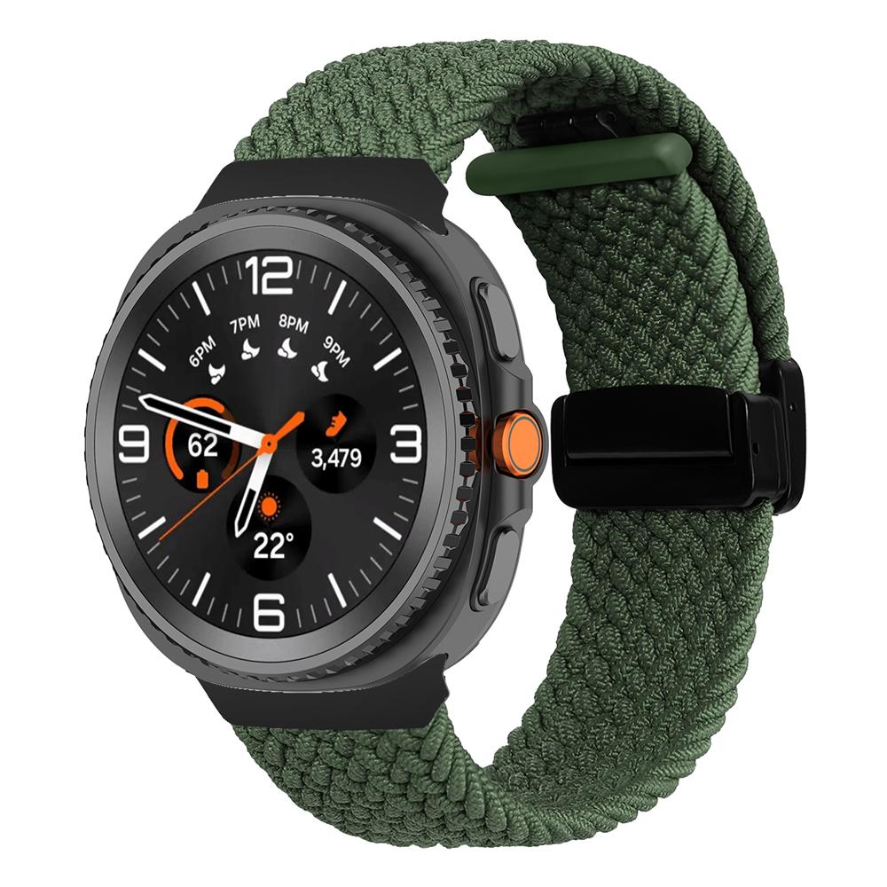 Спортивный ремешок из нейлона с магнитной застежкой без зазоров для Samsung Galaxy Watch8 44 мм 40 мм Браслет-петля для Samsung 8 Classic 46 мм