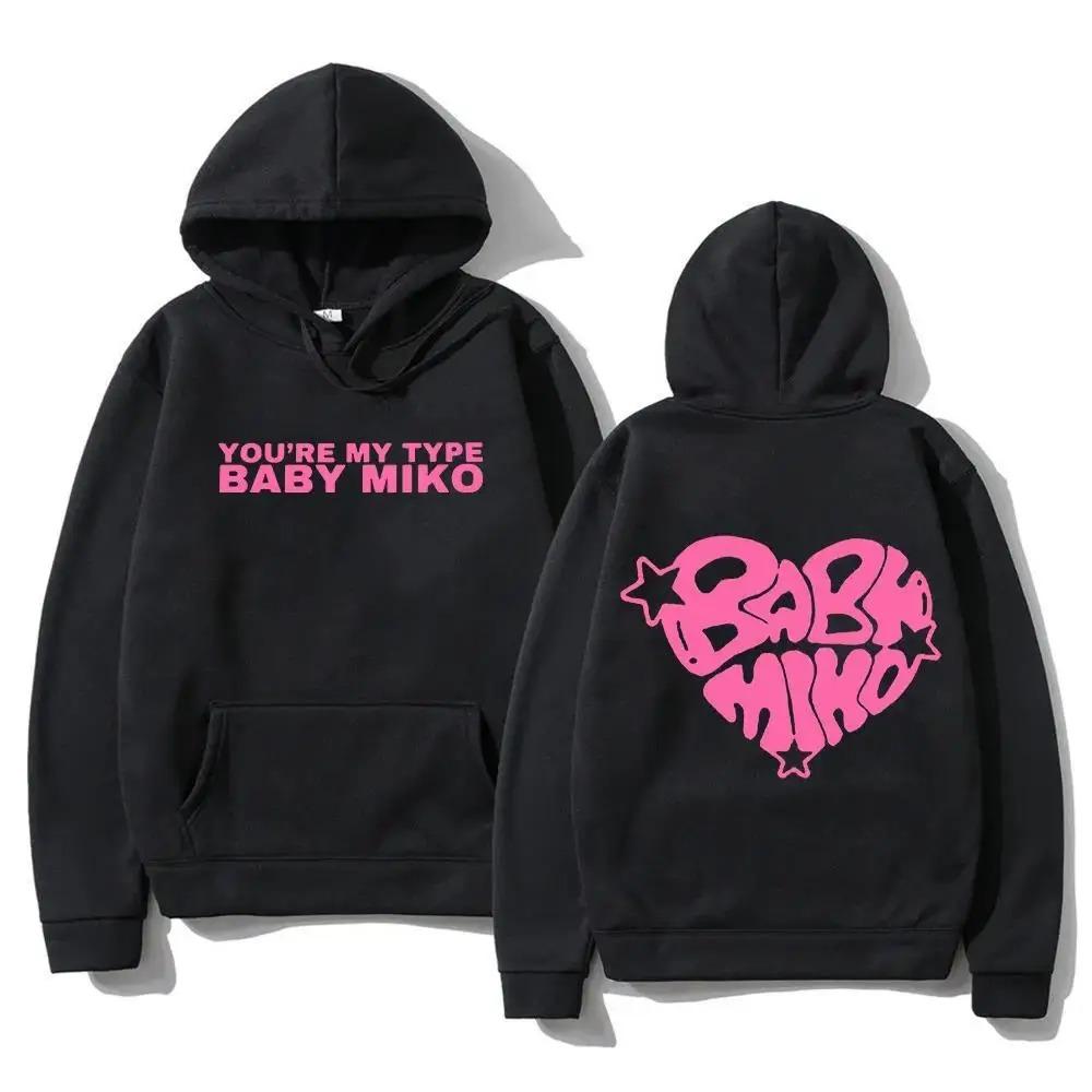 Худи Young Miko Xoxo Tour 2026 Смешная Мода Мужчины Женщины Свитшот Хип-Хоп Повседневный Осень Зима Флис Уличная Одежда Sudaderas