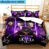 3PCS Moonlit Graveyard Undertaker Bedding Set,Including 1pc Duvet Cover And 2pcs Pillowcases Perfect for Bedroom, Dormitory, Fan Christmas gift