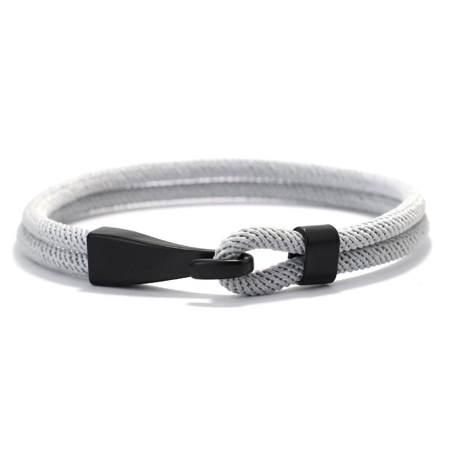 Double Milanese Rope Bracelet Men Black Easy Hook Braclet Wristlet Jewelry Male Armband Accessories Gift Pulseira