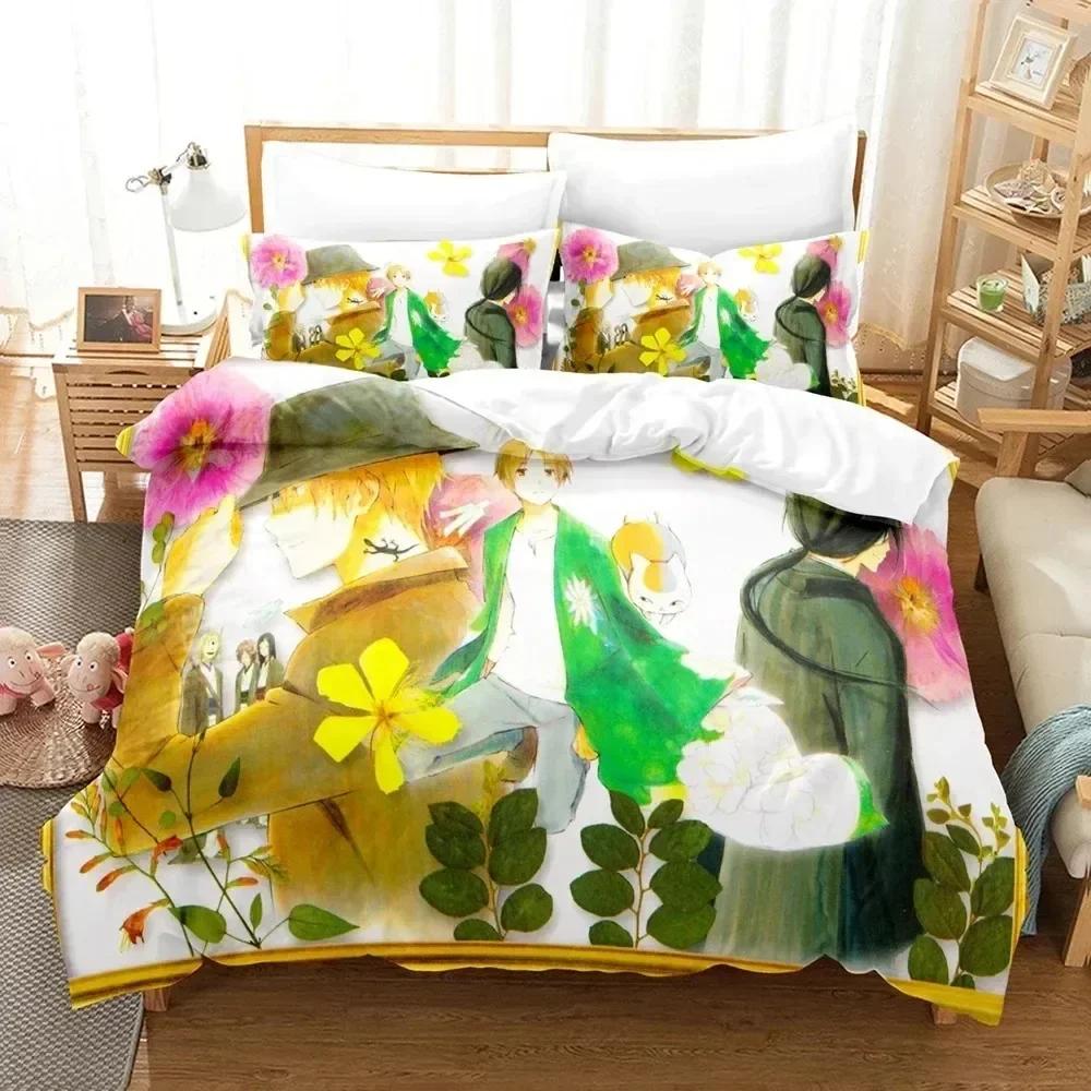 Аниме Natsume's Book of Friends Удобное одеяло Покрывало Наволочка Постельный набор Украшение детской спальни Домашний текстиль