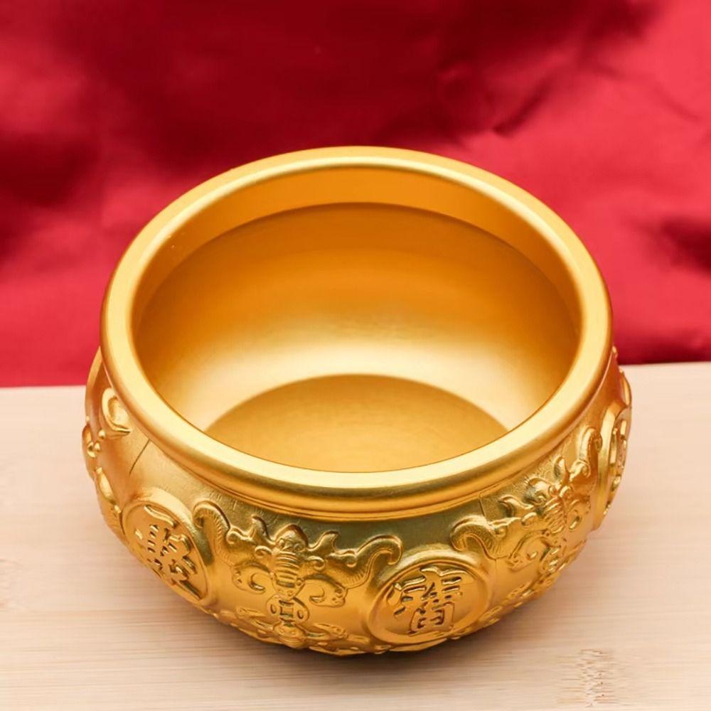 1Pcs Attract Wealth Brass Cornucopia Fortunate Desktop Small Ornament Treasure Bowls Home Decor