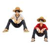 1 шт. Аниме ONE PIECE Фигурки Действия Луффи Сидячая Поза Капитан Соломенной Шляпы ПВХ Модель Коллекция Детский Подарок Игрушка