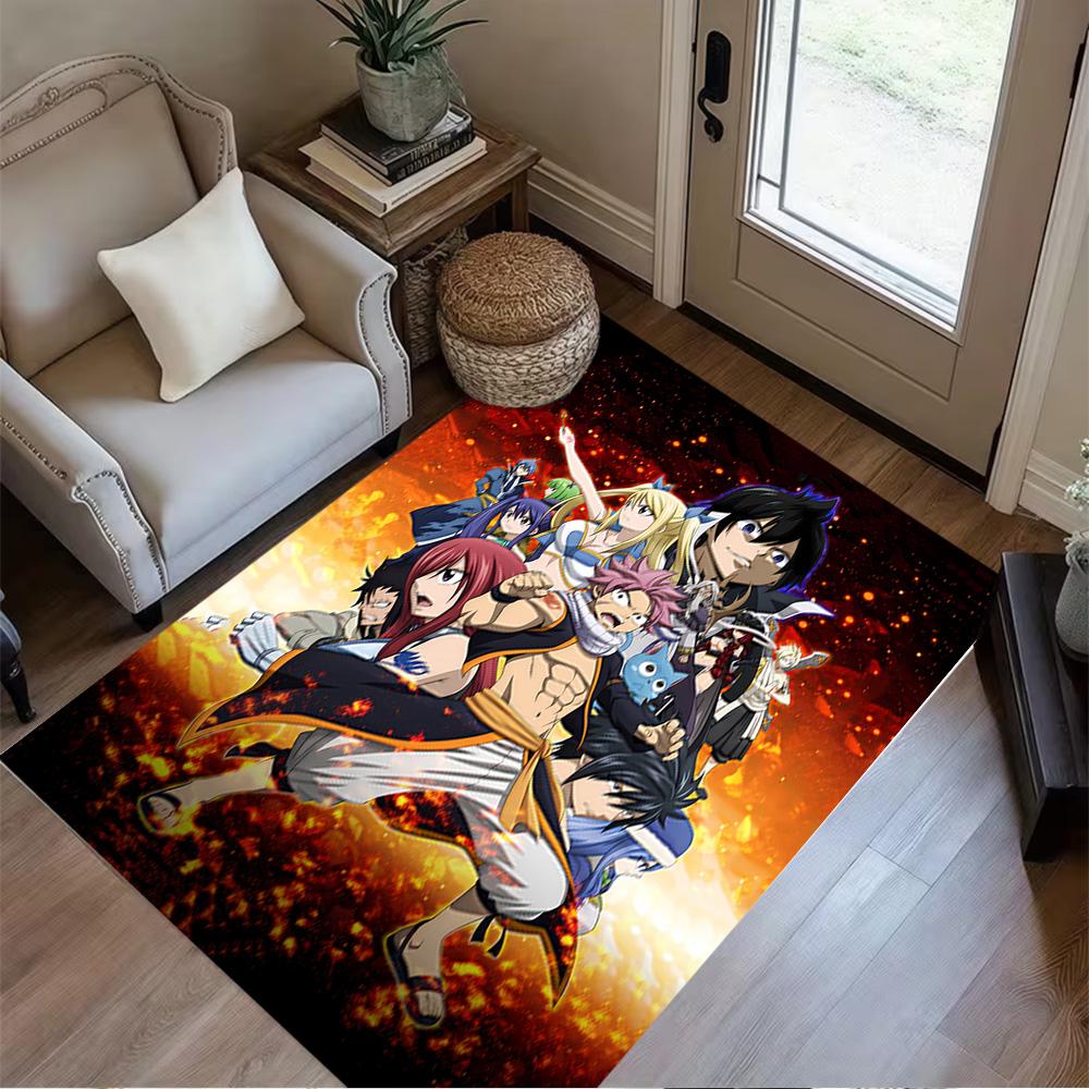 Heroes Sun Area Rug Perfect for Hallway Dormitory Playrooms Foyer Anti-slip Rug Anime Office Decor Best for Christmas