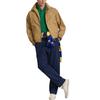 Куртка Polo Ralph Lauren из хлопка с прямым воротником, планкой на пуговицах и эластичными манжетами, с длинным рукавом, мужская, 710A12636-003