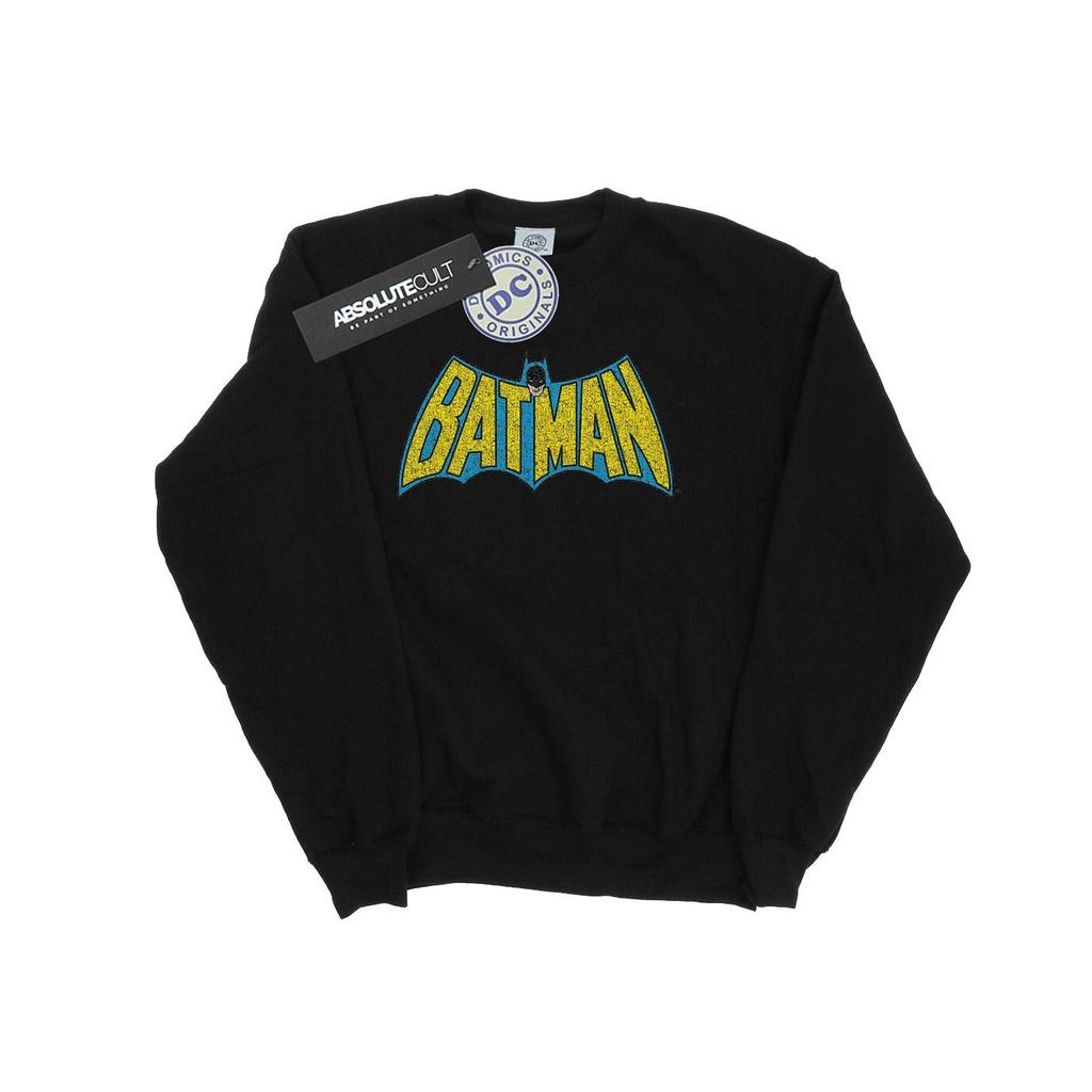 DC Comics Womens/Ladies Batman Crackle Logo Sweatshirt