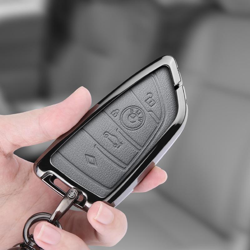 FA5Car Remote Key Case Cover Shell For BMW X1 X3 X4 X5 X6 F15 F16 G30 G20 3 5 7 Series G01 G02 G05 G11 G32 F48 F39 Auto Accessories