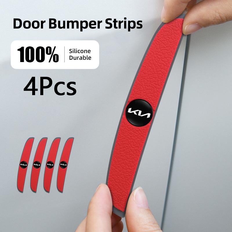DZMX1 4Pcs Car Anti-collision Strip Silicone Protection Pad For KIA K3 Sportage Carnival K5 Seltos Pegas KX1 EV5 Sonet EV6 K4 EV3 Ceed