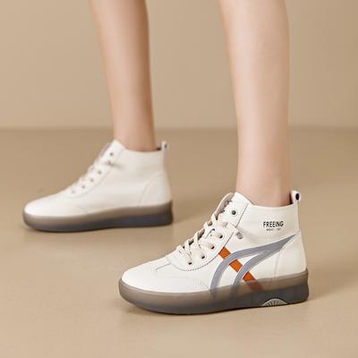 Короткие ботинки Повседневные высокие туфли Кожаные туфли для сёрфинга