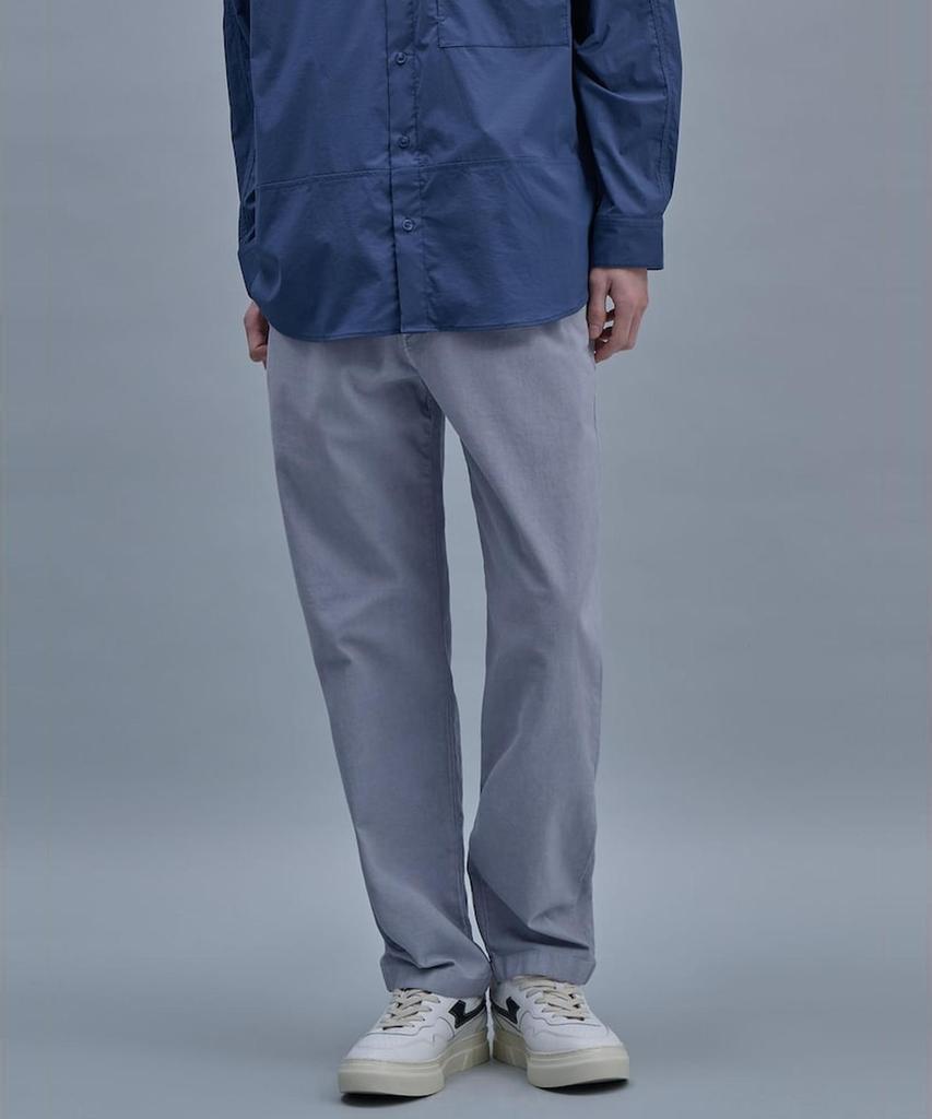 SHIFT.G Garment Dyed Cotton Slacks Blue