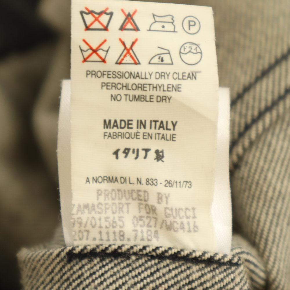 GUCCI made in Italy Denim Jacket 38 black Women Used