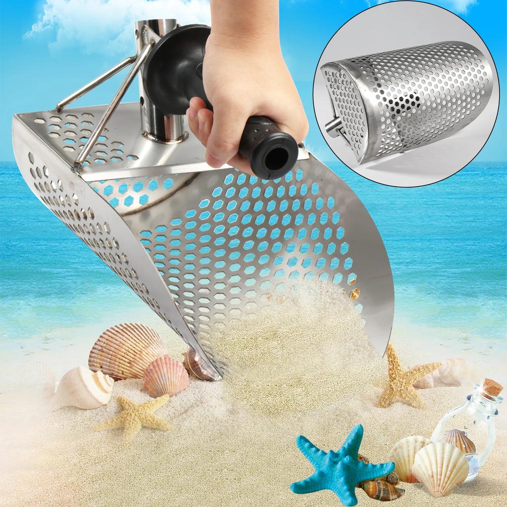 Sand Scoop For Metal Detecting Heavy Duty Metal Detector Beach Finds Scoop Equipment Utensils Supplies Sand Scoop Garden Gadgets