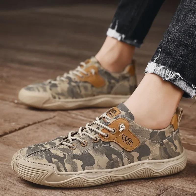 Нескользящие дышащие легкие вулканизированные туфли для мужчин в корейском стиле и дешевые осенние прогулочные кроссовки на распродаже модных брендов для мужчин