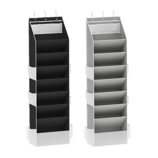 Органайзер для обуви Yousheng 8 ярусов, подвесной органайзер для обуви на дверь, подвесное хранение обуви в шкафу с большими глубокими карманами, вмещает 16-24 пары кроссовок, сандалий