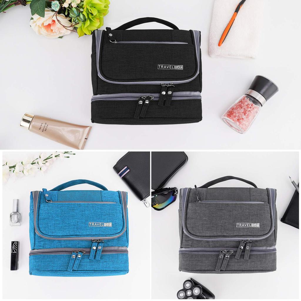 Подвесная косметичка, Хорошо разделенная косметичка для путешествий, Водонепроницаемый дорожный допп-кит