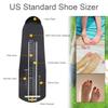 Стандартное металлическое устройство для измерения стопы Точный инструмент для определения размера для мужчин, женщин, детей Домашнее использование, профессиональное