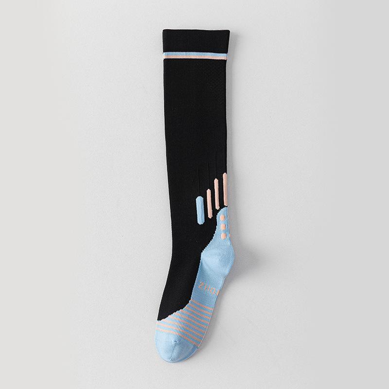 Спортивные компрессионные носки, женские длинные чулки, фитнес, бег и скакалка, компрессионные носки для мышц, носки для похудения ног и икр для йоги