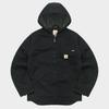 carhartt 104392 Куртка с подкладкой из стираного утиного флиса, черная 89699 89699