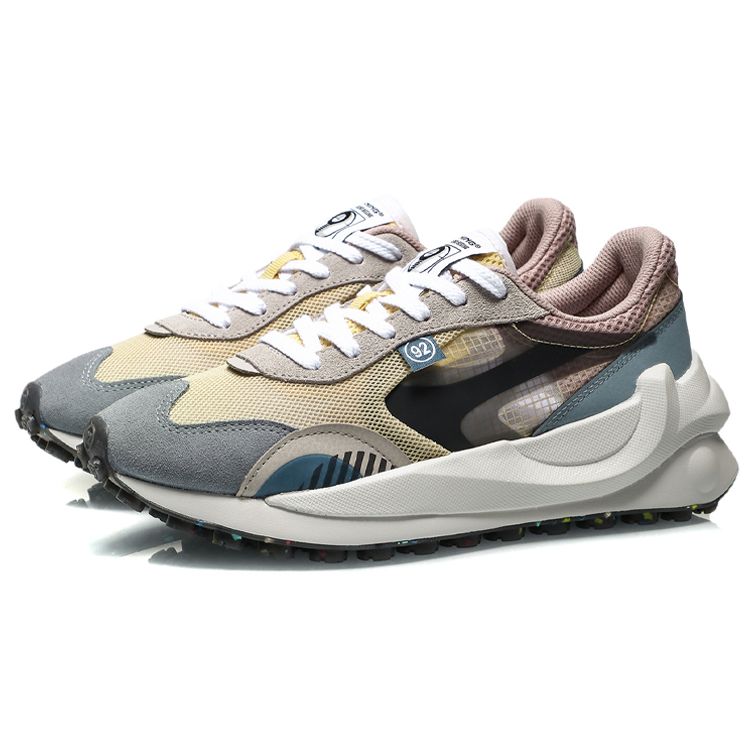 Кроссовки Li Ning Fang Yuan Eternal женские кроссовки желтые синие серые AGCR034-4