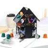 L8RE Винтажная корзина для хранения кофе Стойка для кофейных капсул Металлическая корзина для кофейных капсул Металлический материал для кофе Фруктов