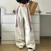 Women's Sweatpants Casual Matching Wide Leg Pant Women Chic Sportswear Loose Cargo Pants Drawstring Joggers Baggy Streetwear