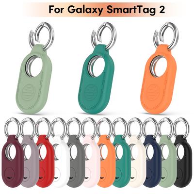 Силиконовый чехол Защитный чехол для SmartTag 2 с защитой от царапин Чехол для переноски с держателем для ключей с защитой от потери
