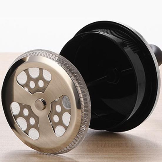 1000ml French Press Coffee Maker 34oz Heat-Resistant Borosilicate Glass No-Drip Spout