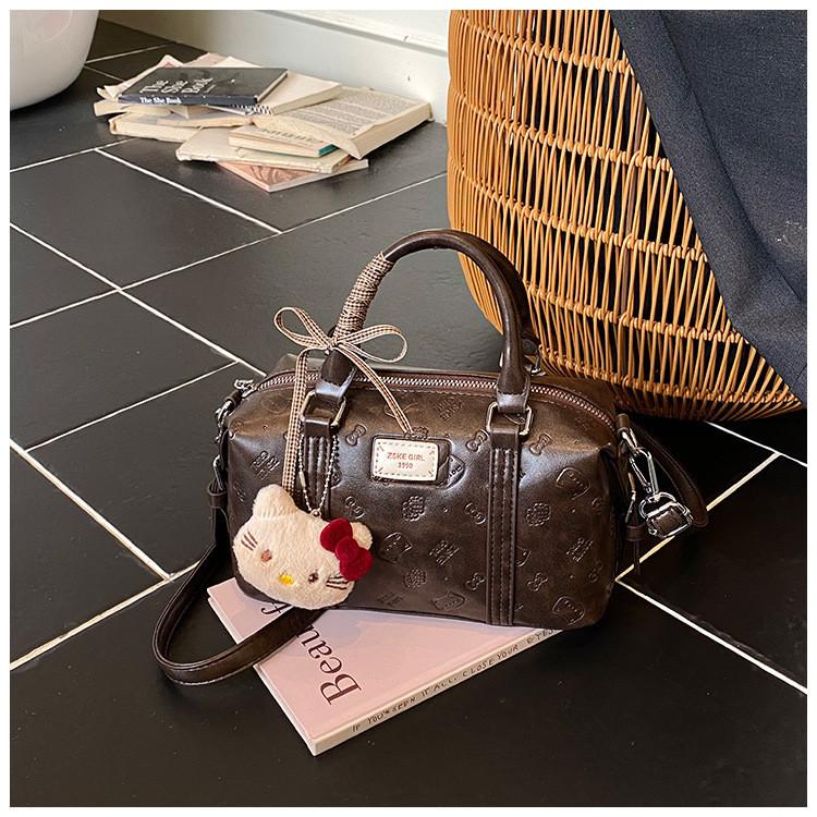 IELGY Ladies Messenger Bag Autumn Winter Retro Shoulder Fashion Boston Bag