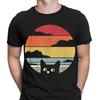 Cat Kitten Cats Animal Lovers Gift Funny Retro Mens T-Shirts Tee Top  NED