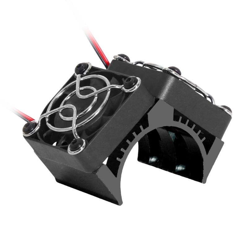 Motor Heat Sink with Double Cooling Fans for 1/8 Scale Remote Control Car Motors 4074 4274 1515 Model Modificatin Kits