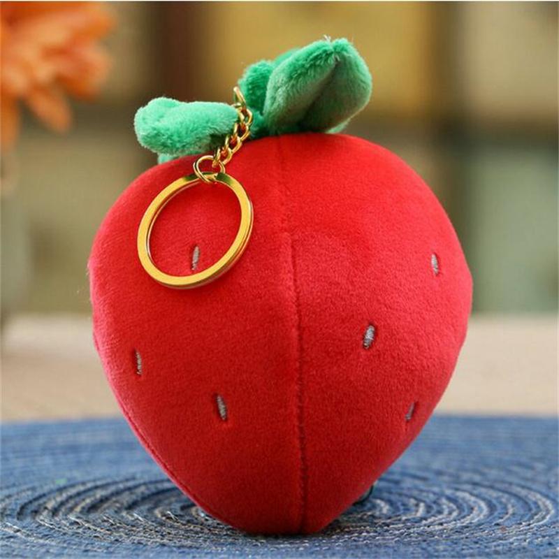 10 см Мини-фруктовые куклы Овощная плюшевая игрушка Яблоко Банан Клубника Перец Апельсин Арбуз Морковь Ананас Вишня Имитация